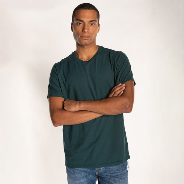 MAN'S ESSENTIAL S/S CREWNECK TSHIRT - SLUB JERSEY - Bowery NYC