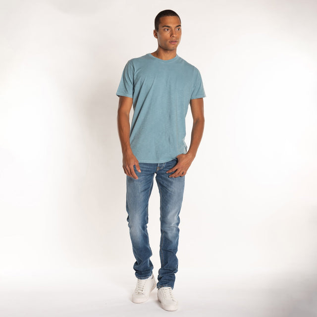 MAN'S ESSENTIAL S/S CREWNECK TSHIRT - SLUB JERSEY - Bowery NYC