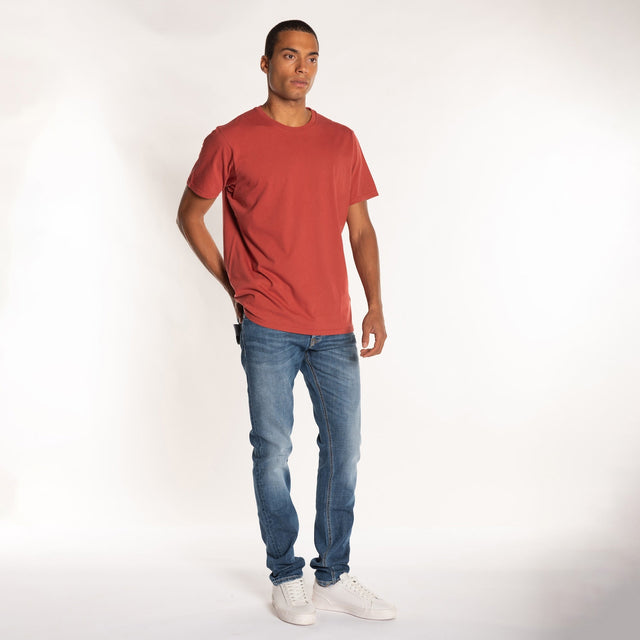 MAN'S ESSENTIAL S/S CREWNECK TSHIRT - VINTAGE JERSEY - Bowery NYC