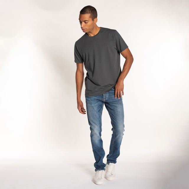 MAN'S ESSENTIAL S/S CREWNECK TSHIRT - VINTAGE JERSEY - Bowery NYC