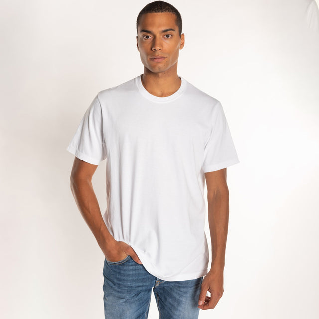 MAN'S ESSENTIAL S/S CREWNECK TSHIRT - HEAVY JERSEY - Bowery NYC