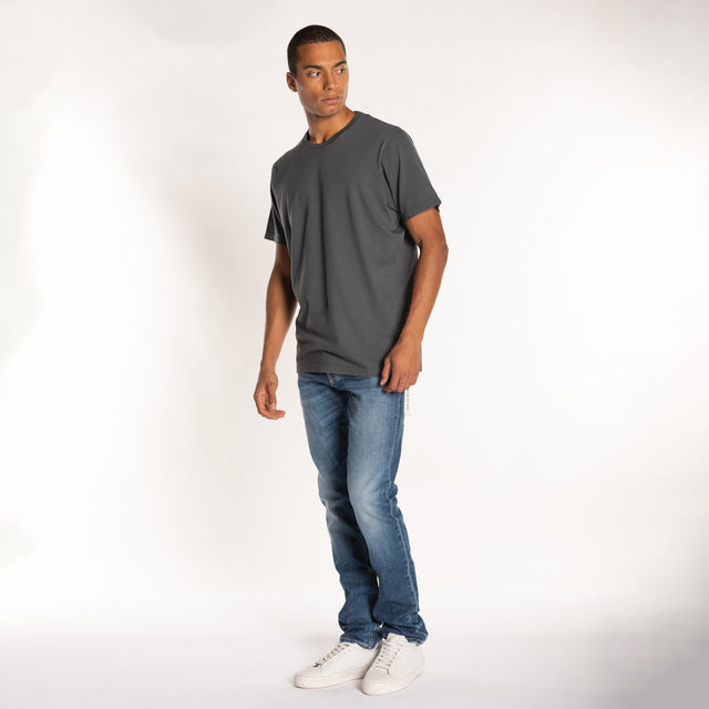 MAN'S ESSENTIAL S/S CREWNECK TSHIRT - HEAVY JERSEY - Bowery NYC