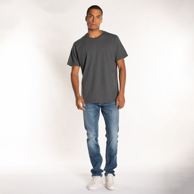 MAN'S ESSENTIAL S/S CREWNECK TSHIRT - HEAVY JERSEY - Bowery NYC