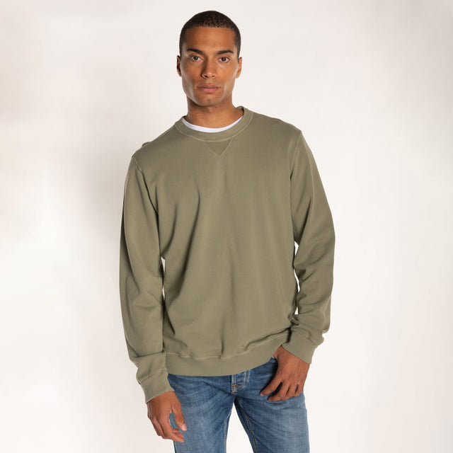 CREW NECK L/S MID WEIGHT SWEAT - REGULAR FIT - Bowery NYC