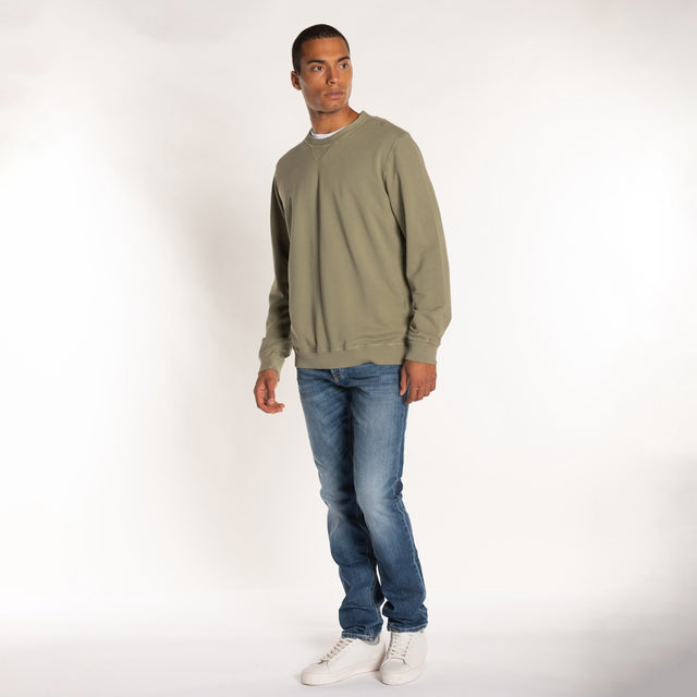 CREW NECK L/S MID WEIGHT SWEAT - REGULAR FIT - Bowery NYC