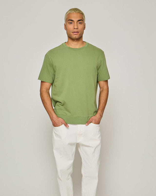 CREW NECK S/S LIGHT SWEAT - RELAXED FIT - Bowery NYC