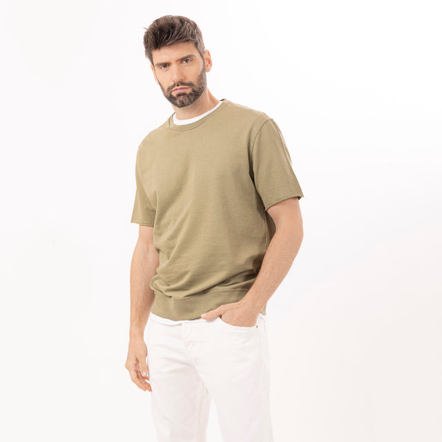 CREW NECK S/S LIGHT SWEAT - RELAXED FIT - Bowery NYC