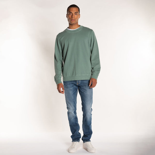 CREW NECK L/S LIGHT SWEAT - RELAXED FIT - Bowery NYC
