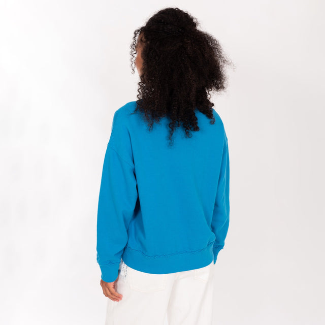 WOMAN'S "VEGAS" CREW NECK L/S MID WEIGHT SWEAT - OVERSIZED FIT - Bowery NYC