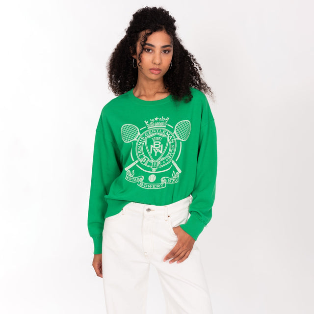WOMAN'S "1970" CREW NECK L/S MID WEIGHT SWEAT - OVERSIZED FIT - Bowery NYC