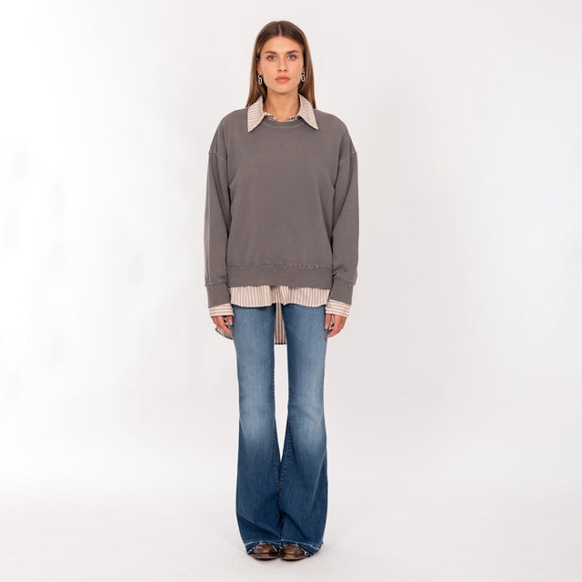 CREW NECK L/S MID WEIGHT SWEAT - OVERSIZED FIT - Bowery NYC