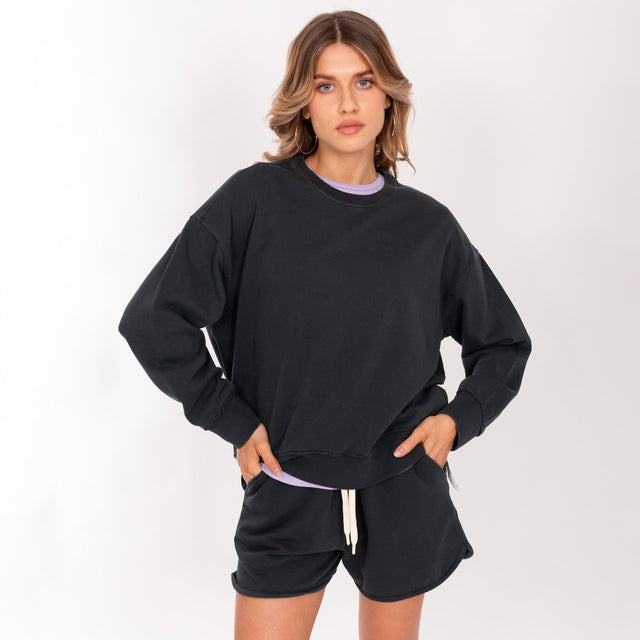 CREW NECK L/S MID WEIGHT SWEAT - OVERSIZED FIT - Bowery NYC
