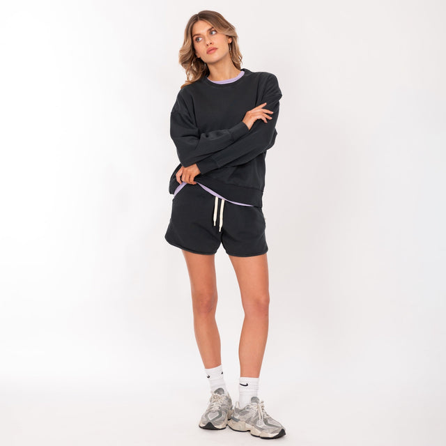 CREW NECK L/S MID WEIGHT SWEAT - OVERSIZED FIT - Bowery NYC