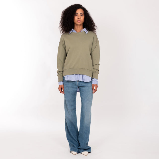 CREW NECK L/S MID WEIGHT SWEAT - OVERSIZED FIT - Bowery NYC