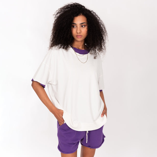 CREW NECK S/S LIGHT WEIGHT SWEAT - OVERSIZED FIT - Bowery NYC