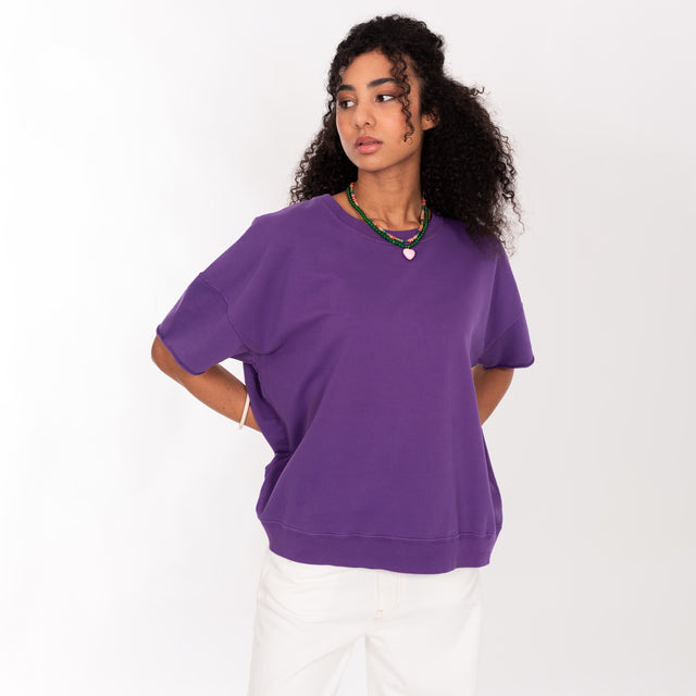 CREW NECK S/S LIGHT WEIGHT SWEAT - OVERSIZED FIT - Bowery NYC