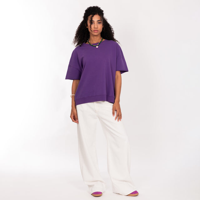 CREW NECK S/S LIGHT WEIGHT SWEAT - OVERSIZED FIT - Bowery NYC