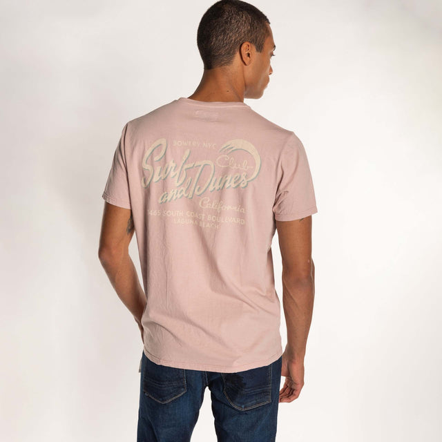 MAN'S "SURF AND DUNES" CREW NECK S/S T-SHIRT - VINTAGE JERSEY- REGULAR FIT - Bowery NYC