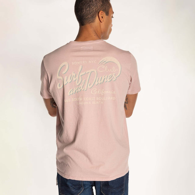 MAN'S "SURF AND DUNES" CREW NECK S/S T-SHIRT - VINTAGE JERSEY- REGULAR FIT - Bowery NYC