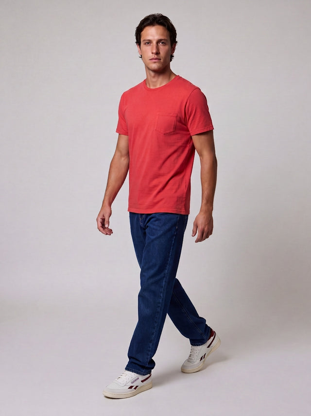ESSENTIAL T-SHIRT W/ POCKET - SLUB JERSEY