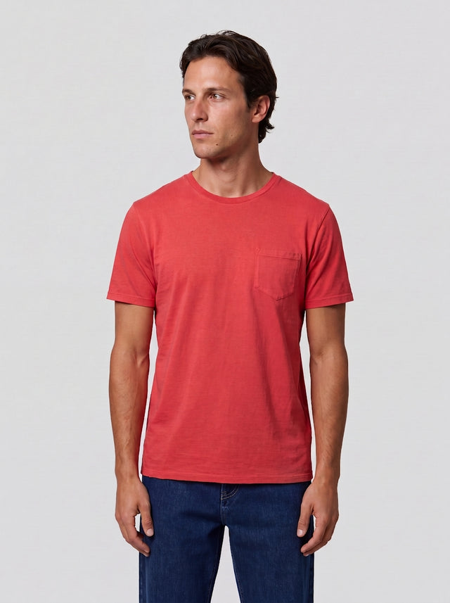 ESSENTIAL T-SHIRT W/ POCKET - SLUB JERSEY