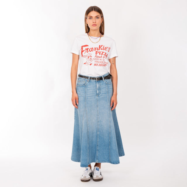 WOMAN'S "FRANKIE'S" CREW NECK S/S T-SHIRT - VINTAGE JERSEY - REGULAR FIT