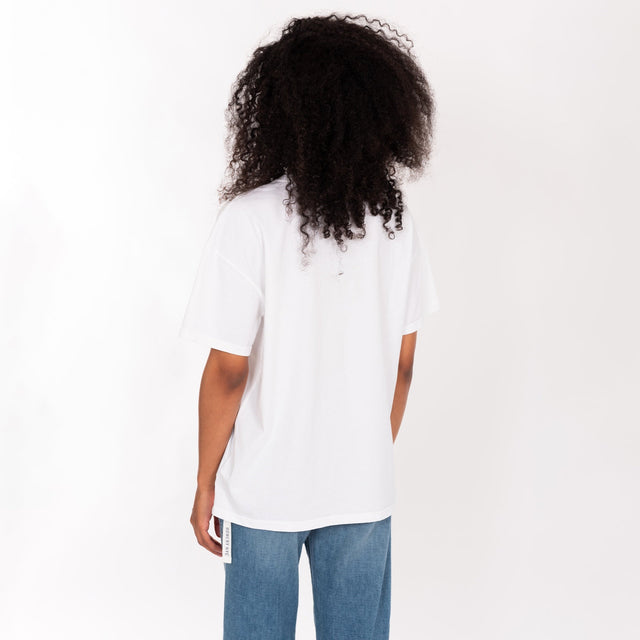 WOMAN'S "FLAMINGO MOTEL" CREW NECK S/S T-SHIRT - VINTAGE JERSEY - BOY FIT - Bowery NYC