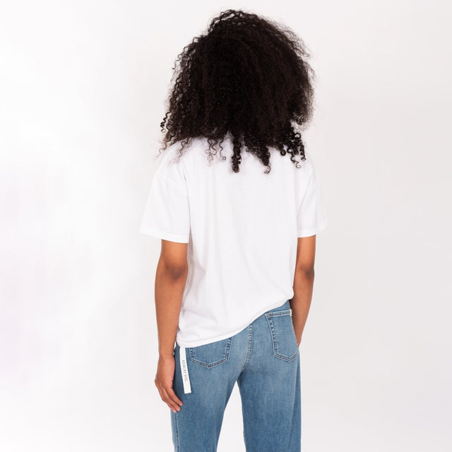 WOMAN'S "HARLEM" CREW NECK S/S T-SHIRT - VINTAGE JERSEY - BOY FIT