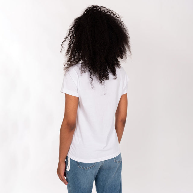 WOMAN'S "LONG BEACH" CREW NECK S/S T-SHIRT - SOFT JERSEY - REGULAR FIT - Bowery NYC