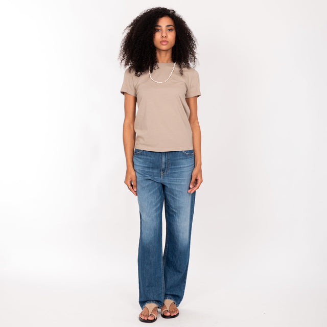 CREW NECK S/S T-SHIRT - VINTAGE JERSEY - REGULAR FIT - Bowery NYC