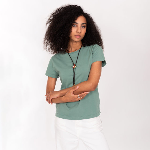 CREW NECK S/S T-SHIRT - VINTAGE JERSEY - REGULAR FIT - Bowery NYC