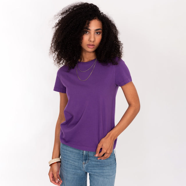 CREW NECK S/S T-SHIRT - VINTAGE JERSEY - REGULAR FIT - Bowery NYC
