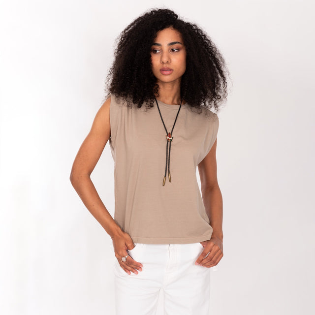 PUFF SHOULDER CREW NECK S/S T-SHIRT - VINTAGE JERSEY - REGULAR FIT - Bowery NYC