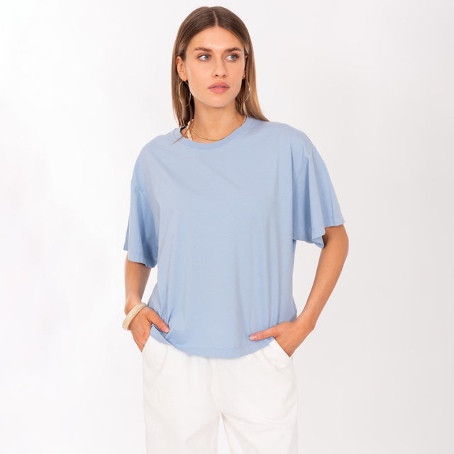 CREW NECK S/S T-SHIRT - VINTAGE JERSEY - OVERSIZE FIT - Bowery NYC