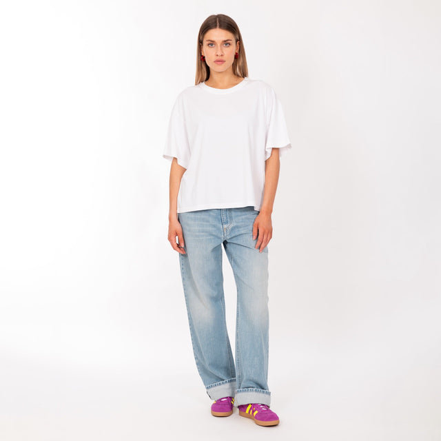 CREW NECK S/S T-SHIRT - VINTAGE JERSEY - OVERSIZE FIT - Bowery NYC