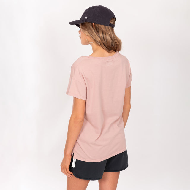 FRAYED CUT CREW NECK S/S T-SHIRT - SLUB JERSEY - Bowery NYC