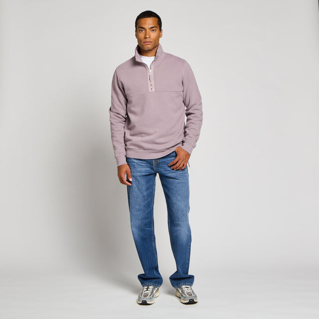 ESSENTIAL HALF ZIP SWEAT - Bowery NYC