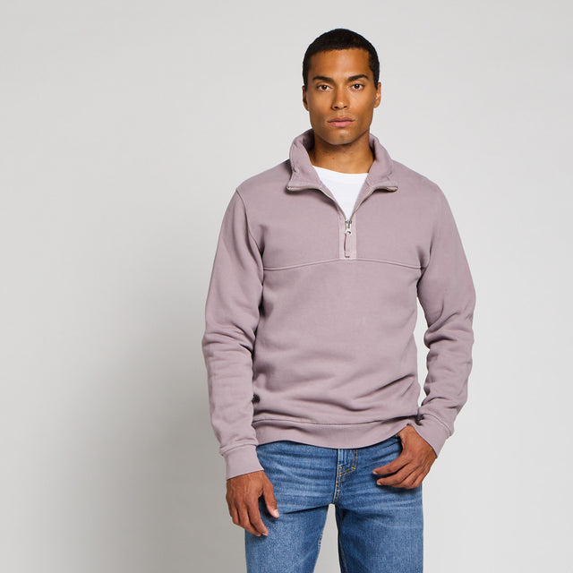 ESSENTIAL HALF ZIP SWEAT - Bowery NYC