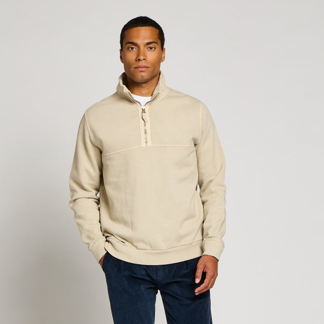 ESSENTIAL HALF ZIP SWEAT - Bowery NYC