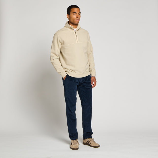 ESSENTIAL HALF ZIP SWEAT - Bowery NYC