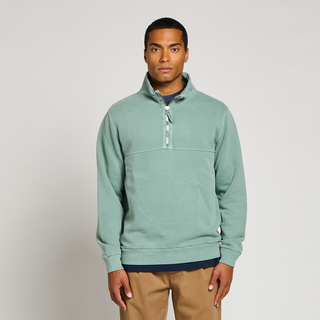 ESSENTIAL HALF ZIP SWEAT - Bowery NYC