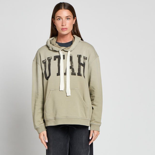 UTAH GRAPHIC HOODIE BRUSHED SWEAT - Bowery NYC
