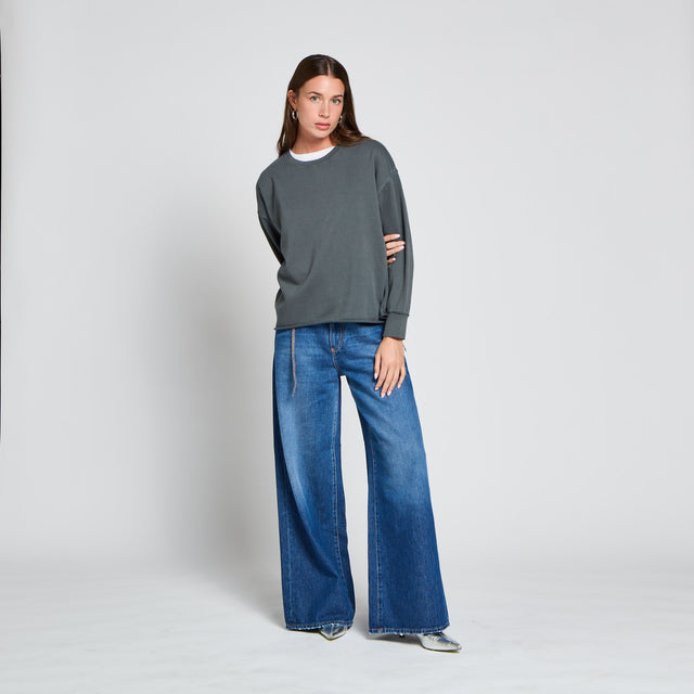 ESSENTIAL CREW NECK BRUSHED SWEAT - Bowery NYC