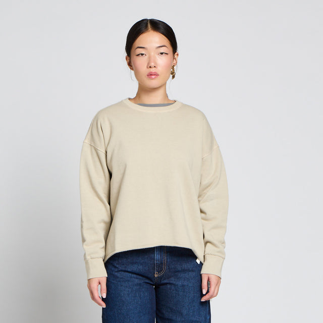 ESSENTIAL CREW NECK BRUSHED SWEAT - Bowery NYC