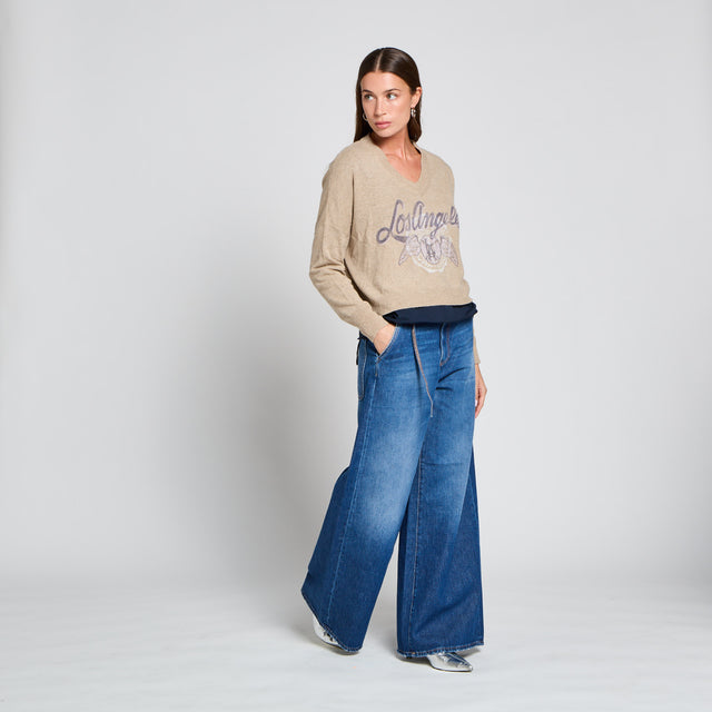 LOS ANGELES KNITTED V NECK