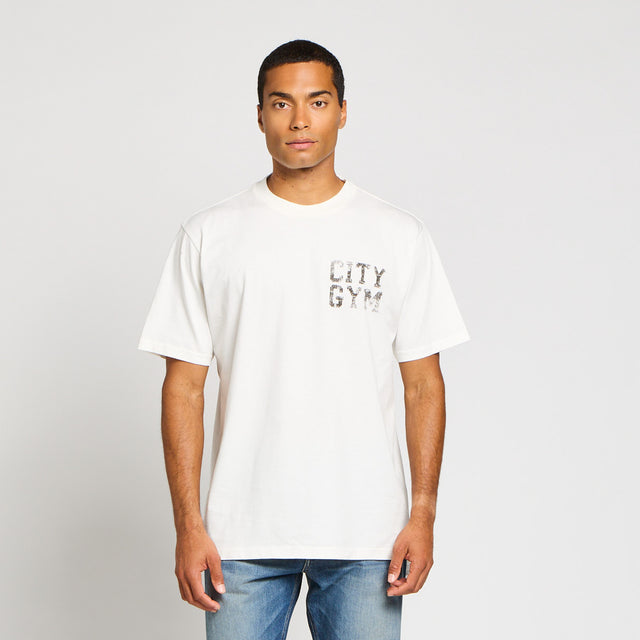 CITY GYM GRAPHIC T-SHIRT - HEAVY JERSEY - Bowery NYC