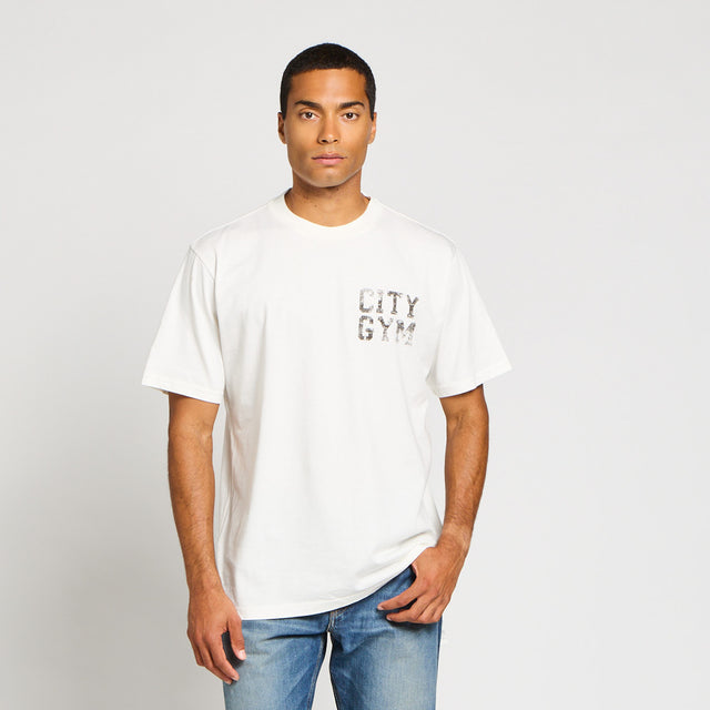 CITY GYM GRAPHIC T-SHIRT - HEAVY JERSEY - Bowery NYC