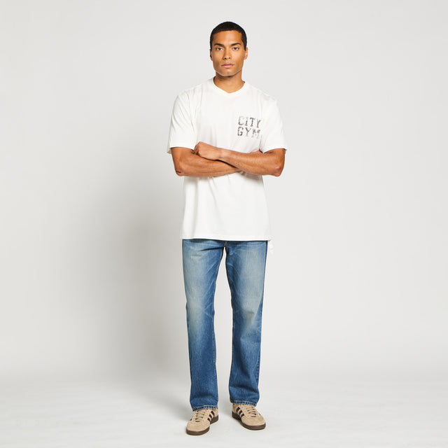 CITY GYM GRAPHIC T-SHIRT - HEAVY JERSEY - Bowery NYC