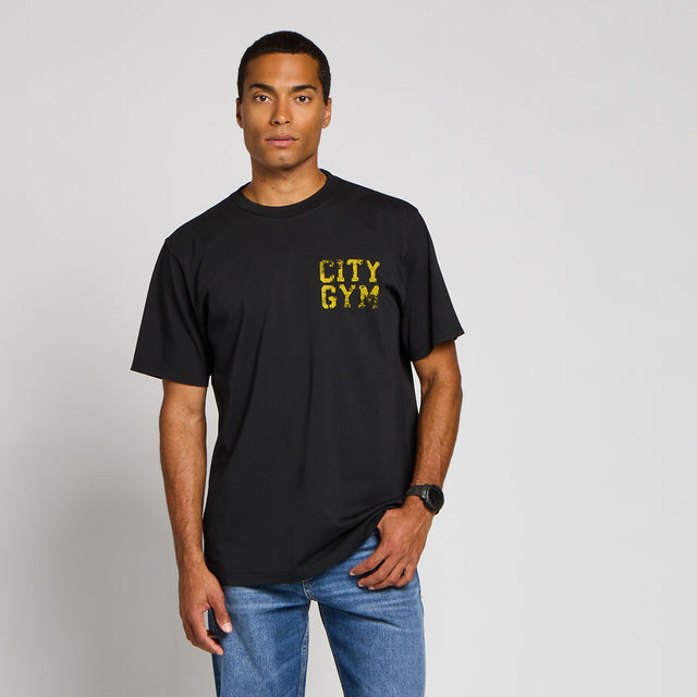 CITY GYM GRAPHIC T-SHIRT - HEAVY JERSEY - Bowery NYC