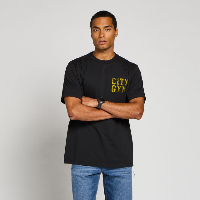 CITY GYM GRAPHIC T-SHIRT - HEAVY JERSEY - Bowery NYC
